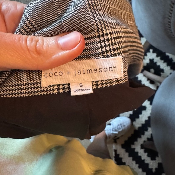 Coco + Jameson houndstooth stripes sleeves blazer size small - Picture 5 of 5